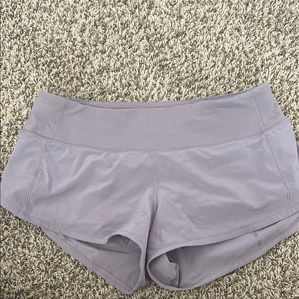 Lululemon Lavender Speed Up Shorts